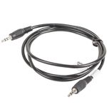 Cable estéreo de 2 m de Lanberg con un conector macho Jack 3.5 mm a conector macho Jack 3.5 mm - VC10500 - 02