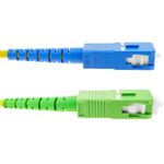 Cable de fibra óptica SC/PC a SC/APC monomodo simplex 9/125 de 10 m - FL01600 - 03