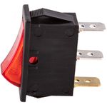 Interruptor basculante rojo luminoso SPST 3 pin - TG10300 - 03