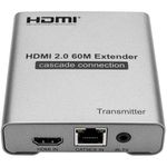 Extensor HDMI 2.0 con infrarrojos prolongador 60m 4k FullHD 1080p a través de cable ethernet Cat.5e Cat.6 - HB06100 - 04