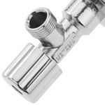 Llave de paso en escuadra cierre pistón regulable 1/2"-3/8" - KS18400 - 05