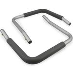 Silla de ducha antideslizante regulable en altura con reposabrazos para personas mayores - KD00600 - 09