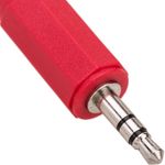 Adaptador de audio OMTP para auricular y micrófono Minijack 3.5mm Hembra a 2x Minijack 3.5mm Macho - AW01300 - 02