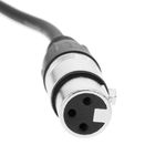 Cable de audio micrófono XLR 3pin hembra a RCA macho de 2m - AX02200 - 05