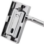 Toallero barra para pared cromado 450x72x60mm modelo Spool - KS32900 - 06