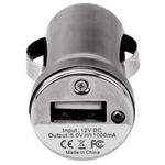 Cargador de mechero para coche. Fuente de alimentación 12/24 VDC con 1 puerto USB tipo A 1A - AU02100 - 02