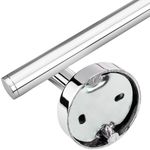 Toallero barra para pared cromado 600x50x76mm modelo Paddy - KS32000 - 05
