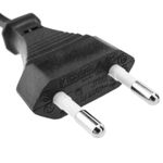 Cable de alimentación eléctrico IEC-60320 de 1.5m. Enchufe C7 hembra a bipolar macho - FB09100 - 02