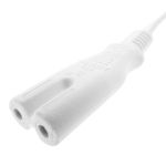 Cable eléctrico British Standard BS-1363-1 a IEC-60320-C7 de 1.8m blanco - CL04200 - 03