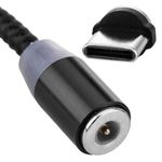 Cable de Carga 2 en 1 USB-A 2.0 macho a conectores USB-C y Micro USB magnéticos 2 m trenzado - UH10200 - 03