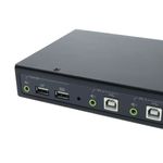 Conmutador KM USB teclado ratón multipantalla de 4 puertos KM104 - KV01100 - 04