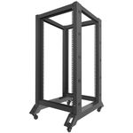 Armario Rack abierto 19" 22U F800 600x800x1250mm desmontado DIY negro Lanberg - WL58000 - 06