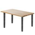 Pies redondos para mesa y mueble. Patas en acero negras de 75cm 4-pack - S005200 - 07