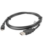 Cable Micro-USB B a USB A 1 metro negro de Lanberg CA-USBM-10CC-0010-BK - US19000 - 02