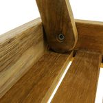 Bandeja para cama 55 x 35 x 5 cm plegable de madera de teca certificada - KZ11400 - 08