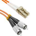 Cable de fibra óptica FC a LC multimodo duplex 62.5/125 de 1 m - FJ04100 - 01