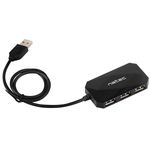 Hub USB tipo A 2.0 de 4 puertos negro Natec Locust NHU-0647 - NT36000 - 01