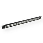 Panel de rejilla de 1U para armario rack 19" Tapa de ventilación negra - RM02600 - 01