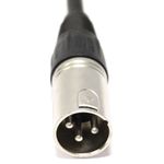 Cable de audio estéreo XLR 3-pin macho a TRS jack 6.3mm macho de 1m - AZ01100 - 02