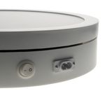 Base giratoria eléctrica iluminada de 40 cm. Plataforma rotatoria de color blanco para fotografía - SR08200 - 02