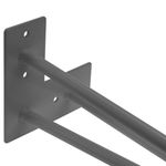 Pies para mesa y mueble Patas en acero 3 varillas 71 cm 4-pack - IN09600 - 03