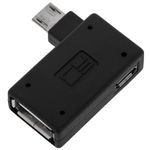 Adaptador OTG a MicroUSB con alimentación por la derecha - MH02600 - 01