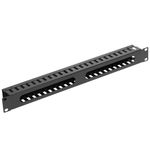 Panel guíacables para armario rack 19" 1U para gestión de cables 45mm - RM03300 - 01