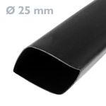 Tubo termoretráctil negro de 25,0 mm en bobina de 5 m - HA05900 - 03
