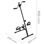Pedales de brazos y piernas Pedalier doble para ejercicios en casa - SA56100 - 03
