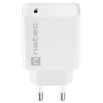 Cargador USB Natec Ribera 1X USB-C 20W blanco NUC-2059 - NT36800 - 03