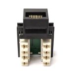 Keystone RJ45 hembra a TB110 Cat.5e UTP negra - RC06500 - 03