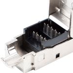 Adaptador sin herramienta para 2 conectores RJ45 cat 6 FTP de 8P8C Lanberg PL2S6-6000TL - RD14500 - 05