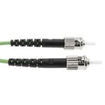 Cable de fibra óptica OM5 multimodo duplex 50µm/125µm ST/PC a ST/PC 100Gb de 2 m - GC04300 - 03