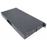 Patch panel de 24 RJ45 Cat.5e UTP 1U negro en cajón extraible Reacondicionado - SA04F00 - 03