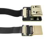 Cable vídeo HDMI plano FPV 20 cm A-macho a A-hembra - HG08200 - 04