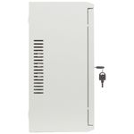 Rack19 mural 4U vertical y 3U horizontal con DIN F200 540x200x400 puerta metálica color blanco Lanberg - WK01700 - 05