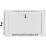Armario Rack mural 19" 6U F600 600x600x379mm pared desmontado DIY blanco Lanberg - WK36500 - 09