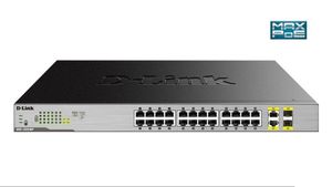 Switch D-Link DGS-1026MP 24p Gigabit POE (370W) + 2p Gigabit