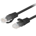 Cable de red ethernet Cat. 5e UTP de 7,5 m de color negro PCU5-10CC-0750-BK - RL19600 - 01