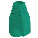 Cubierta de goma Lanberg para conector RJ45 de color verde Pack de 100uds - RP15500 - 03