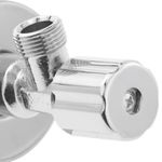 Llave de paso en escuadra cierre pistón regulable 1/2"-3/8" - KS18400 - 04