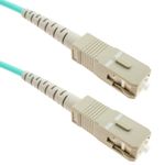 Cable de fibra óptica OM4 multimodo MMF simplex 50µm/125µm SC-SC de 7m - FP00600 - 01