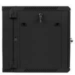 Armario Rack mural 19" 12U F600 600x600x640mm pared desmontado DIY negro Lanberg - WK34000 - 07