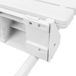 Asiento de ducha abatible. Silla plegable con pies de plástico y aluminio gris 320x328mm - SA17600 - 09
