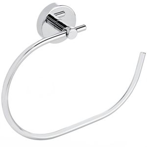 Toallero barra para pared cromado 200x161x42mm modelo Paddy
