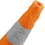 Cono de tráfico con reflector de señalización y balizamiento 70 cm plegable - SQ05600 - 07