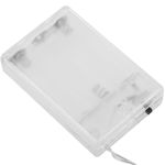 Guirnalda de luces LED de 1 m de color blanco cálido con carcasa de forma geometrica y con funcionamiento por pilas - GI05100 - 06