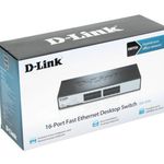 Switch 19" D-Link 16 puertos 10/100Mbps Full Duplex auto MDI/MDIX - DES-1016D - 04