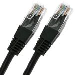 Cable de red ethernet Cat. 5e UTP de 0,25 m de color negro - RL04100 - 05