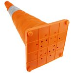 Cono de tráfico con reflector de señalización y balizamiento 70 cm plegable - SQ05600 - 10